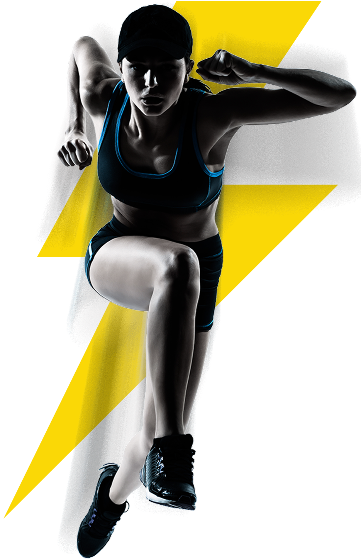 Athlete silhouette